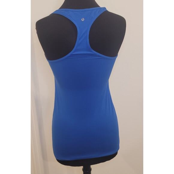 Xersion Blue Racerback Performance Tank Top Women’s Large Activewear EUC - Picture 2 of 5